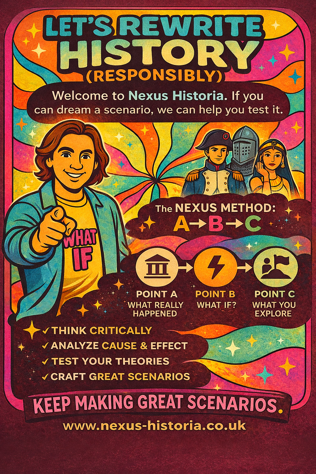 Welcome to Nexus Historia,  let’s rewrite history (responsibly)